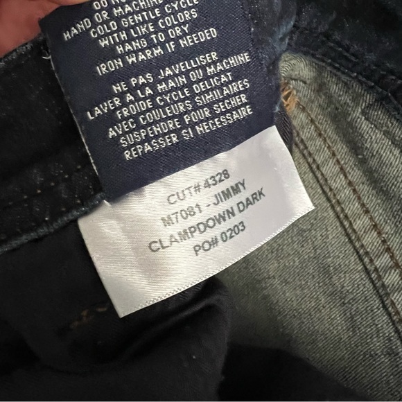 Fidelity Denim Jimmy Slim Comfort Stretch Jeans in Clampdown Dark Wash - Picture 10 of 11